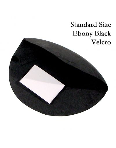 Strad Pad: Comfort Padding for Chinrest-Ebony Black-Velcro (Detachable)-Regular/Original