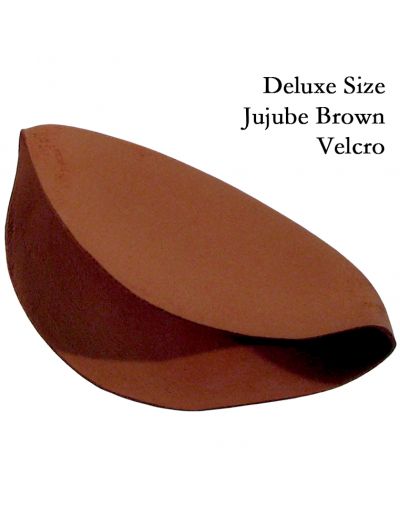 Strad Pad: Comfort Padding for Chinrest-Rosewood/Jujube Brown-Velcro (Detachable)-Deluxe/Large