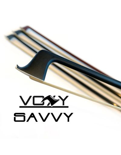 Voxy Carbon Fibre Bows: Level 1 Savvy (Novice) - Violin 4/4