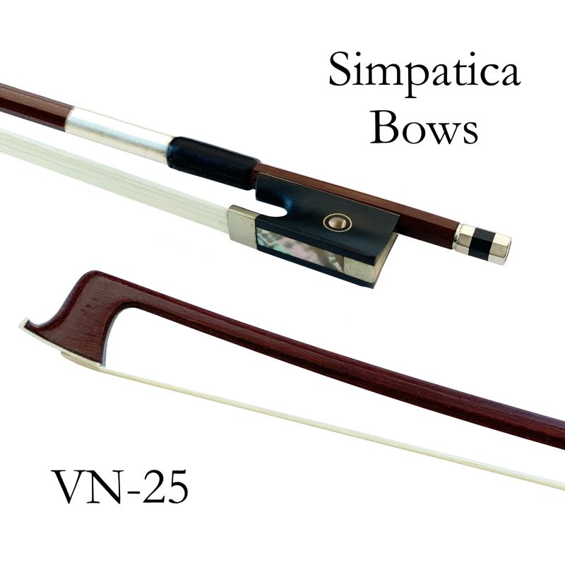Simpatica VN-25 Wood Bows (Novice/Student) Fiddleheads Violin Studio