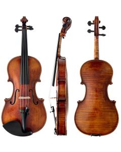 Bellissima Michaelangela violin front, side, and back