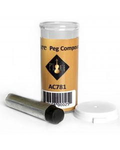 Foil wrapped Peg compound and a container saying "Core Peg Compound" plus a white cap