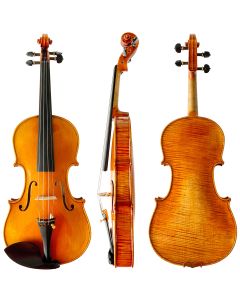 Fiddleheads' Bellissima "Preziosa" violin front, side and back