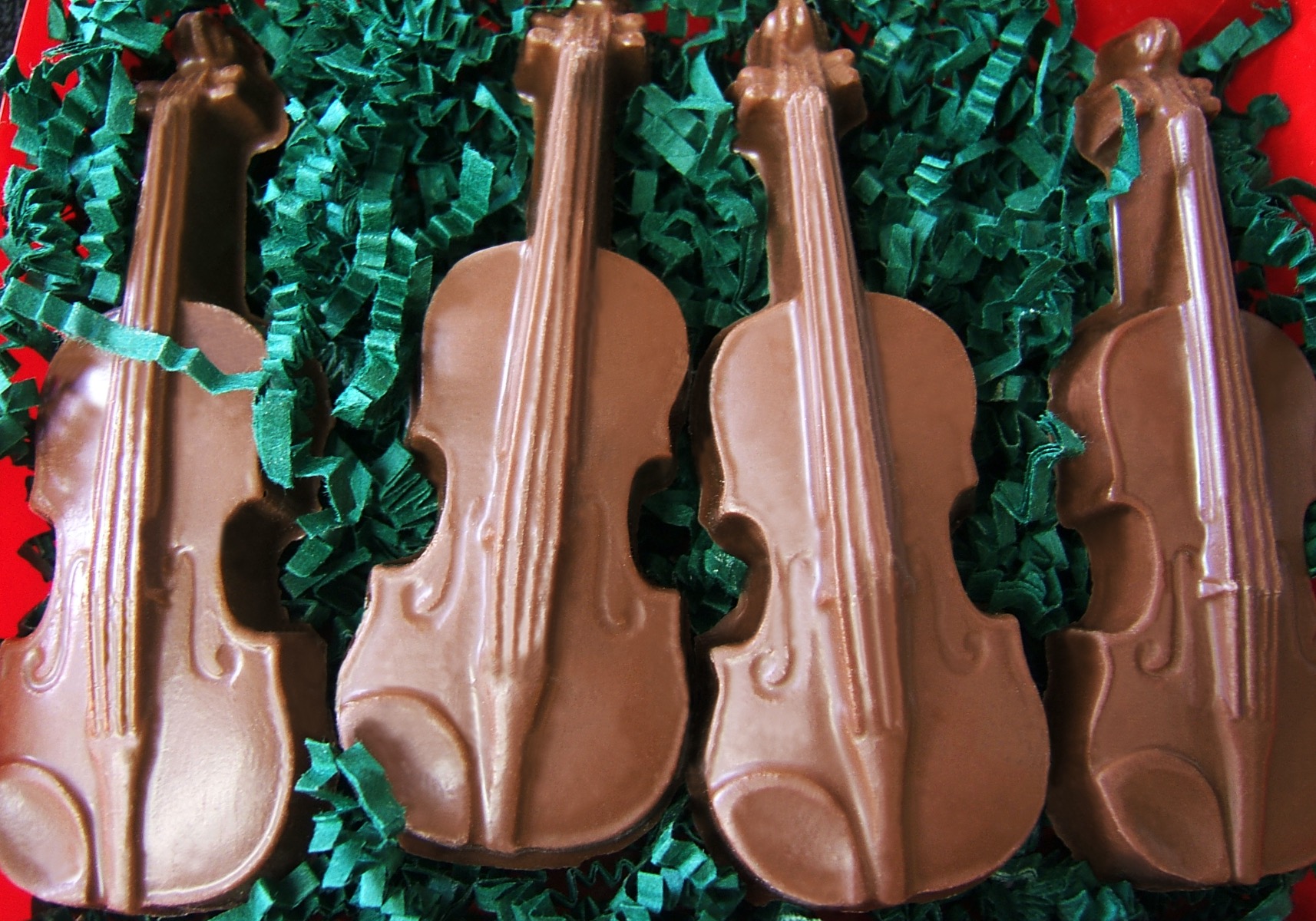 Chocolate violins