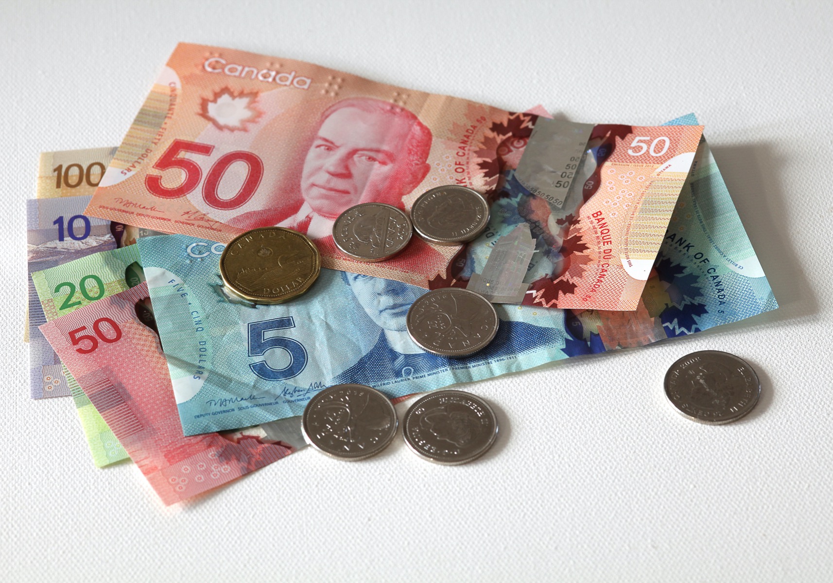 Canadian paper and coin money